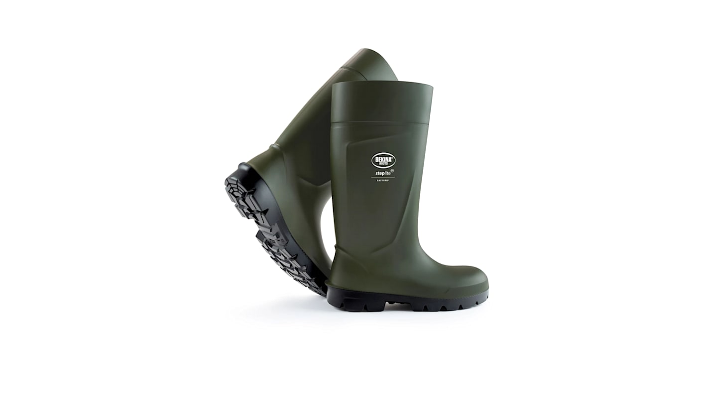 Bekina Steel Toe Capped Unisex Safety Wellingtons, UK 10, EU 44