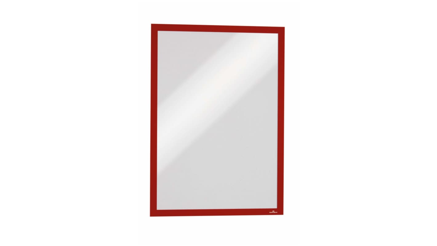 Cornice espositiva DURAFRAME® MAGNETIC Trasparente A3, 325mm x 446mm, Rosso