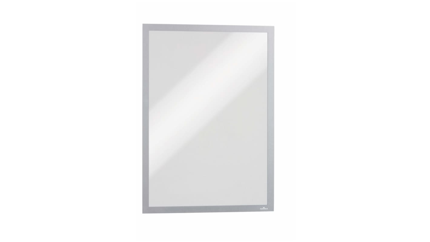 Cornice espositiva DURAFRAME® MAGNETIC Trasparente A3, 325mm x 446mm, Argento