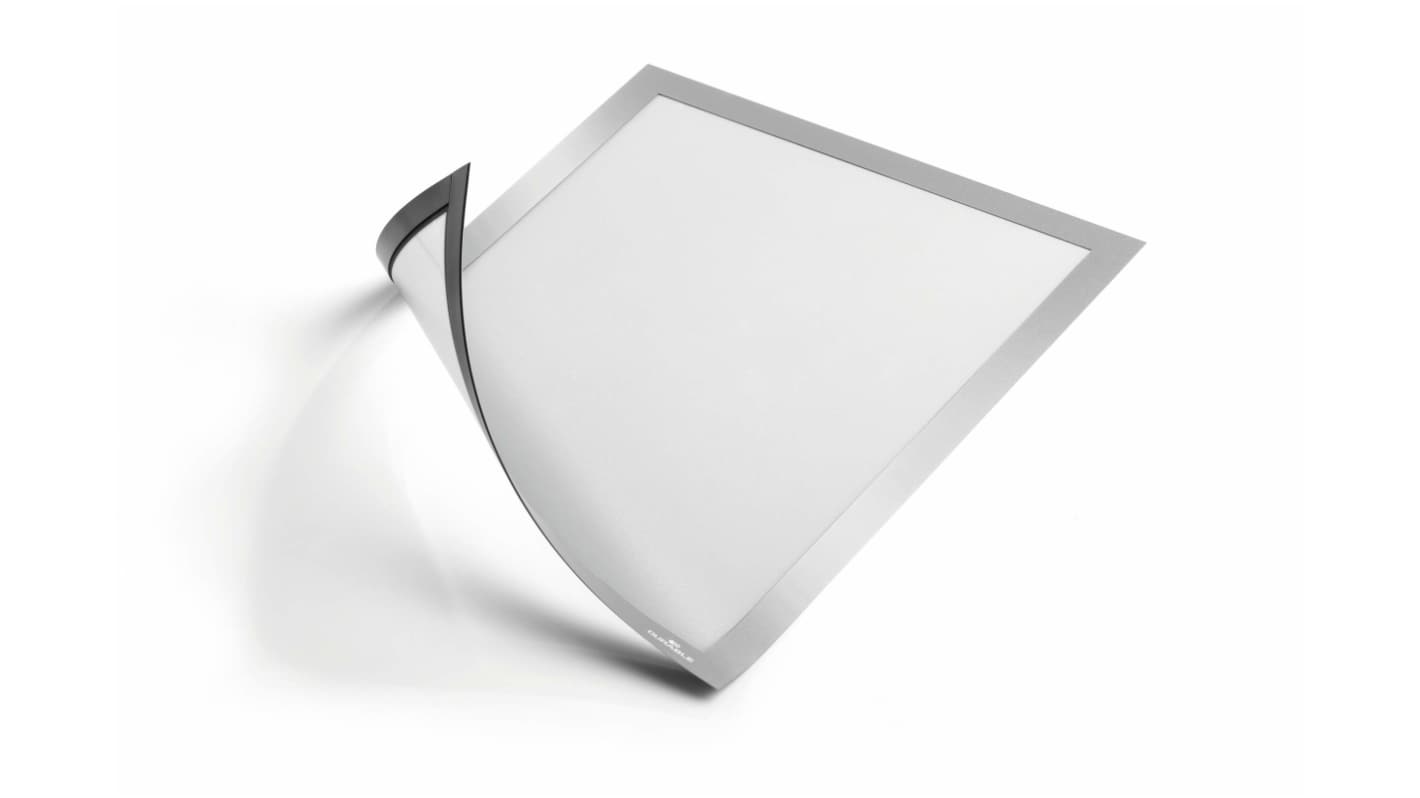 Cornice espositiva DURAFRAME® MAGNETIC Trasparente A4, 236mm x 323mm, Argento