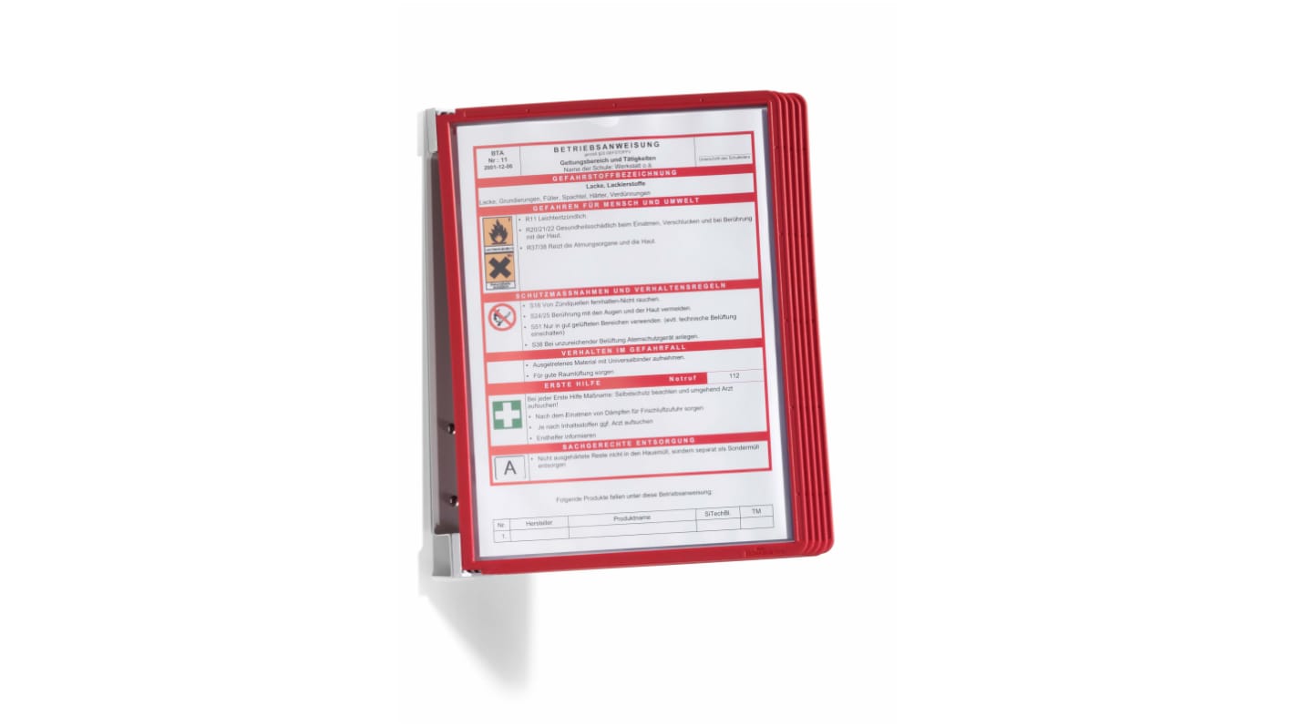 Durable Red Presentation Folder