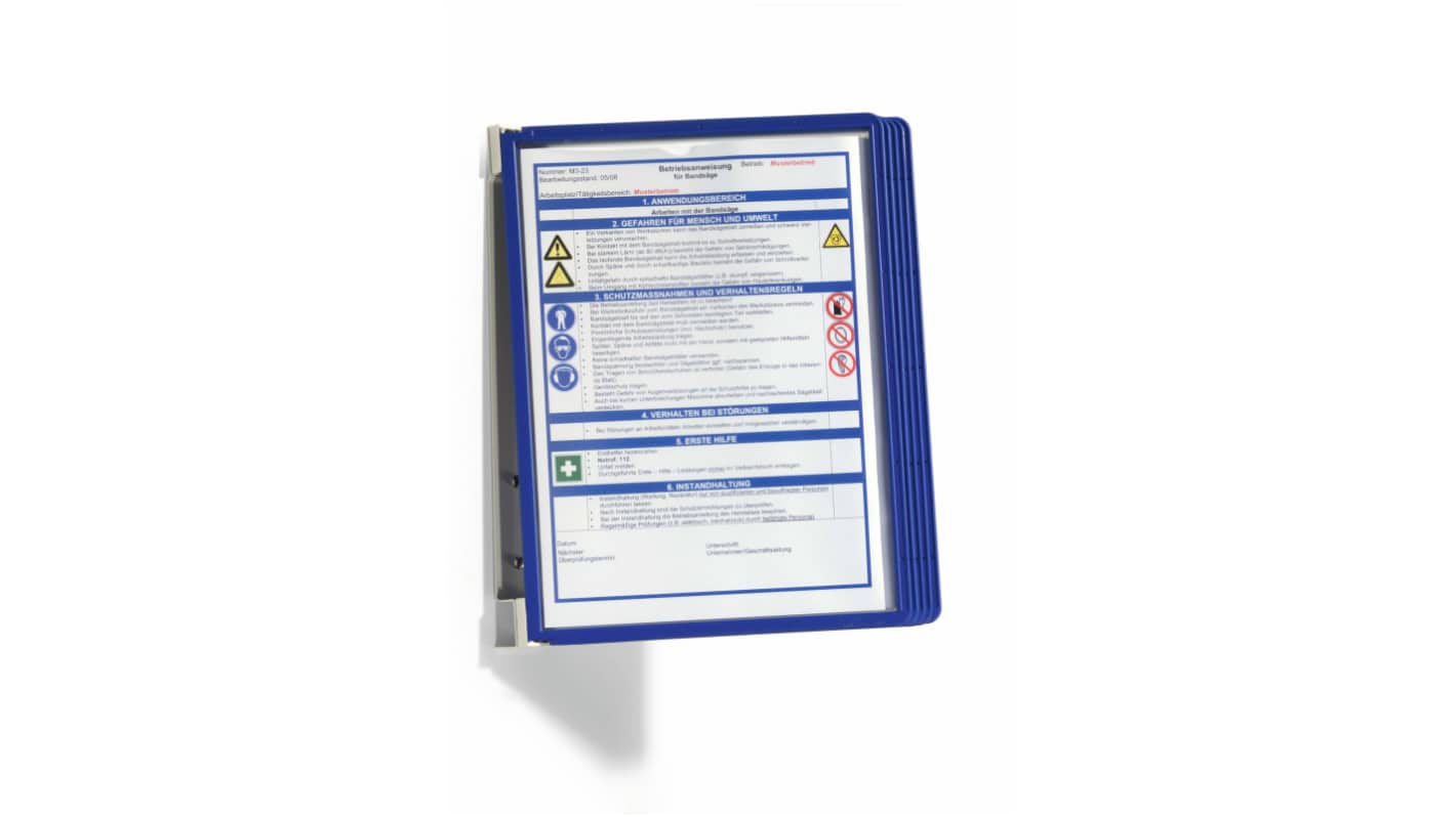 Durable Blue Presentation Folder
