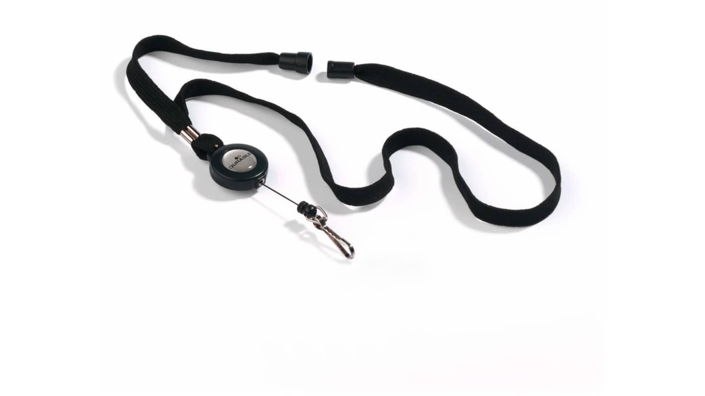 Durable Black Lanyard With Badge Reel