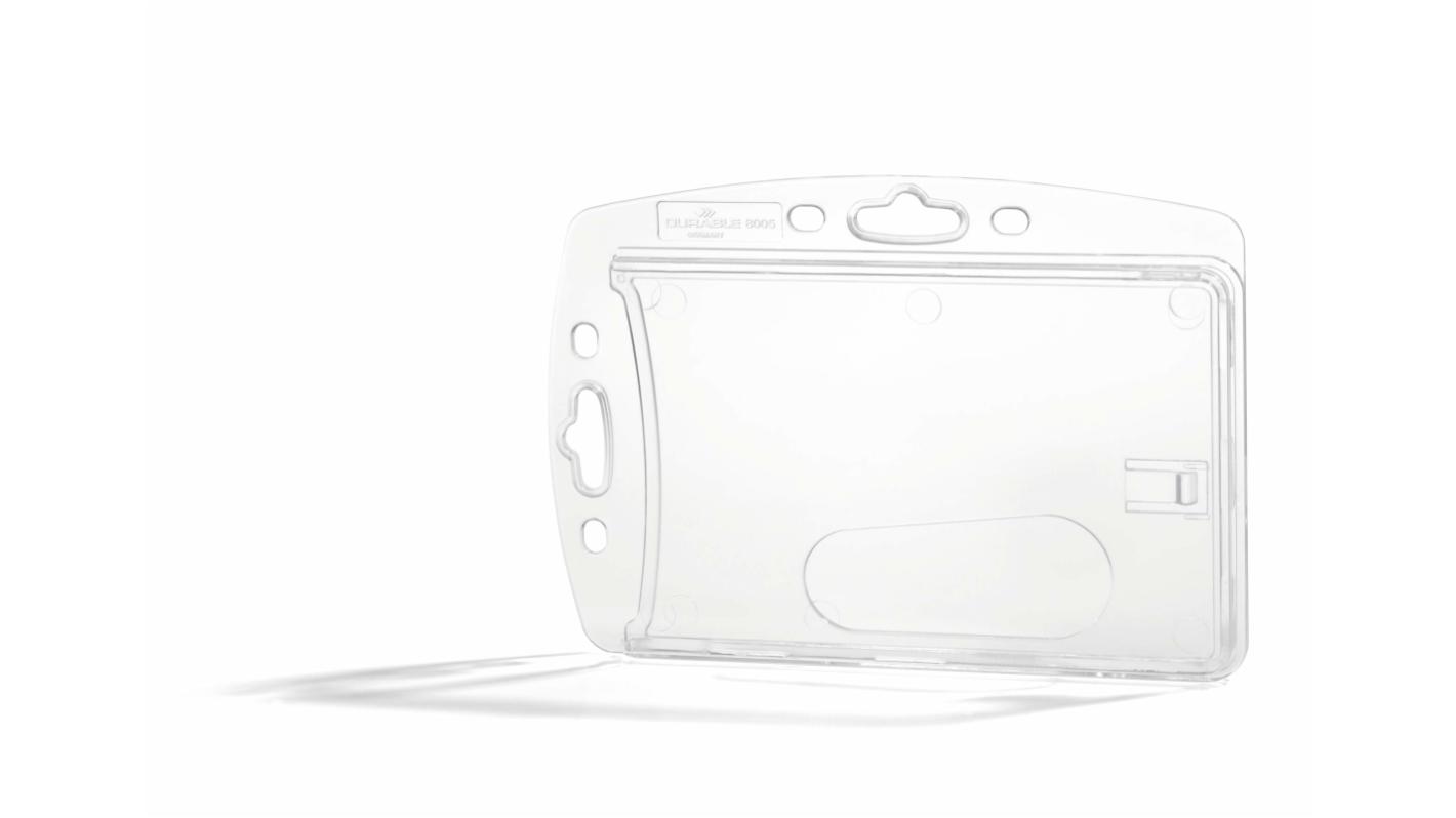 Porte-badge Durable Transparent, 54mm x 101mm en Polystyrène