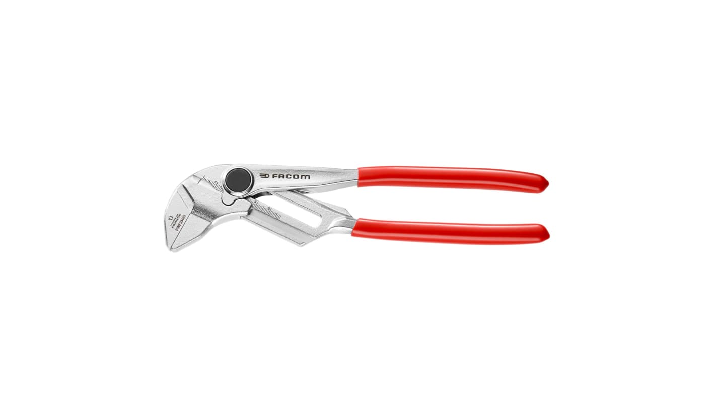 Facom PWF250GPF Plier Wrench, 250 mm Overall, Angled Tip