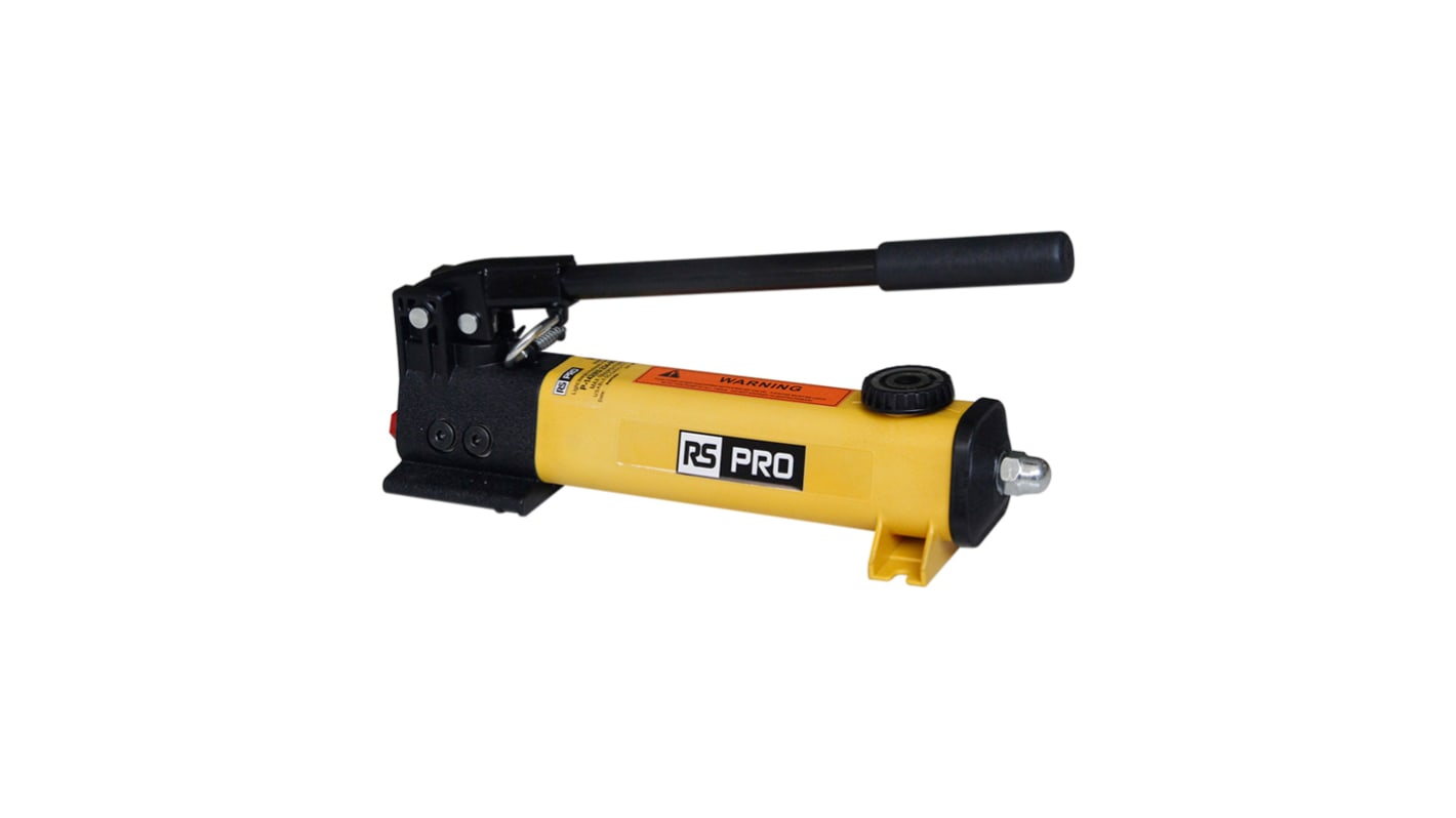 RS PRO Two Speed, Hydraulic Hand Pump, 0.327L, 12.7mm Cylinder Stroke, 700 bar