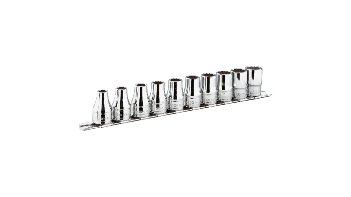 Facom 6-Piece Imperial 1/2 in Standard Socket Set, 12 point