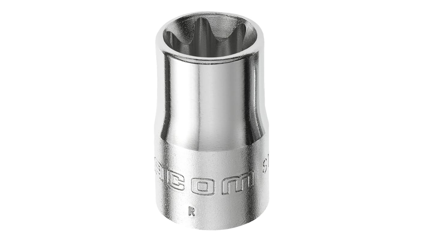Facom ソケット 1/2インチ, ソケットサイズ:E14, 長さ:37 mm
