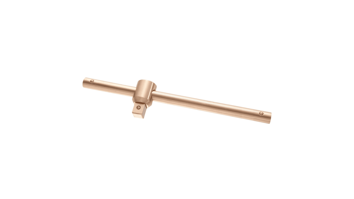 Facom K.120SR 3/4 Zoll Vierkant Schiebe-T-Griff Gleitstück-Quergriff, Beryllium-Kupfer funkenfrei, Länge 400 mm