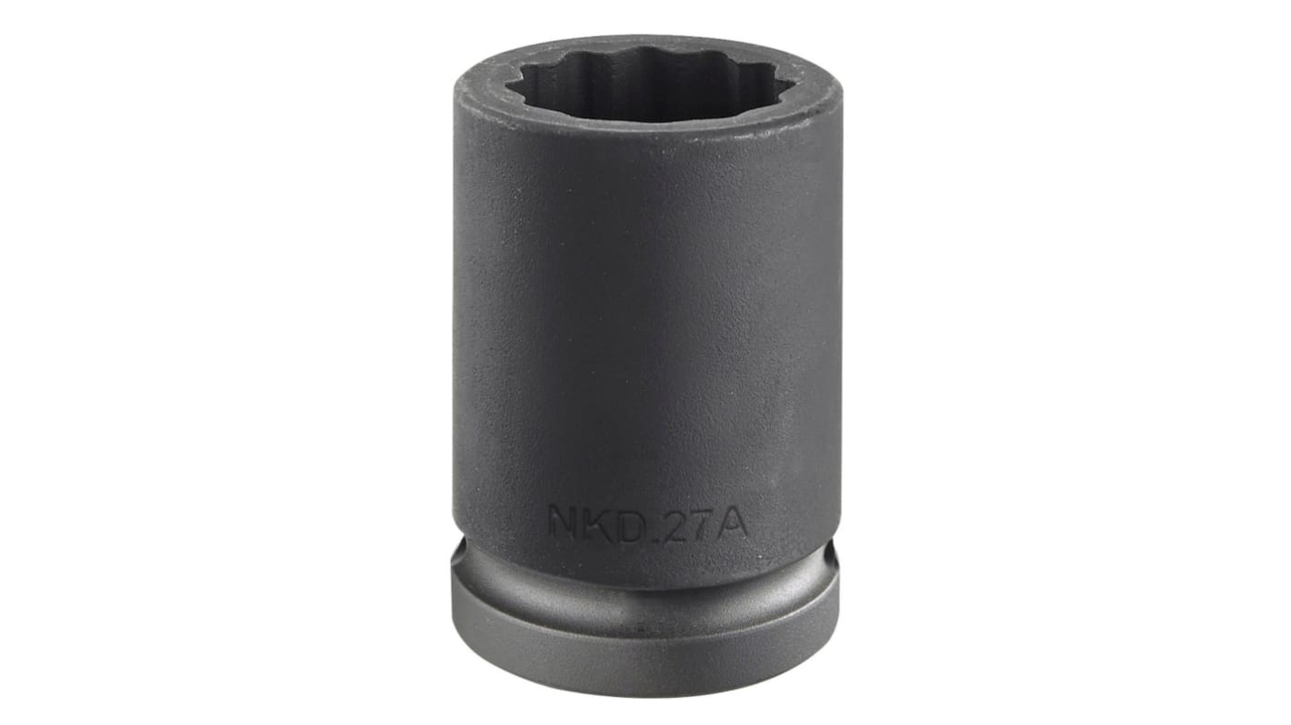 Facom 28mm, 3/4 in Drive Impact Socket, 50 mm length