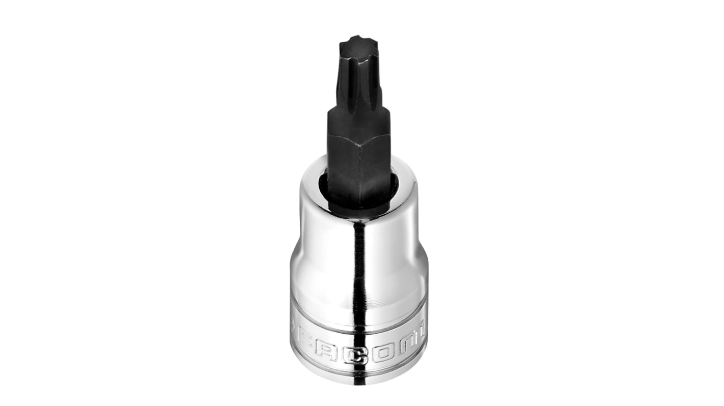 Facom 3/8 in Drive 5mm Bit Socket, Hex OGV Bit, 5mm, 47.5 mm Overall Length