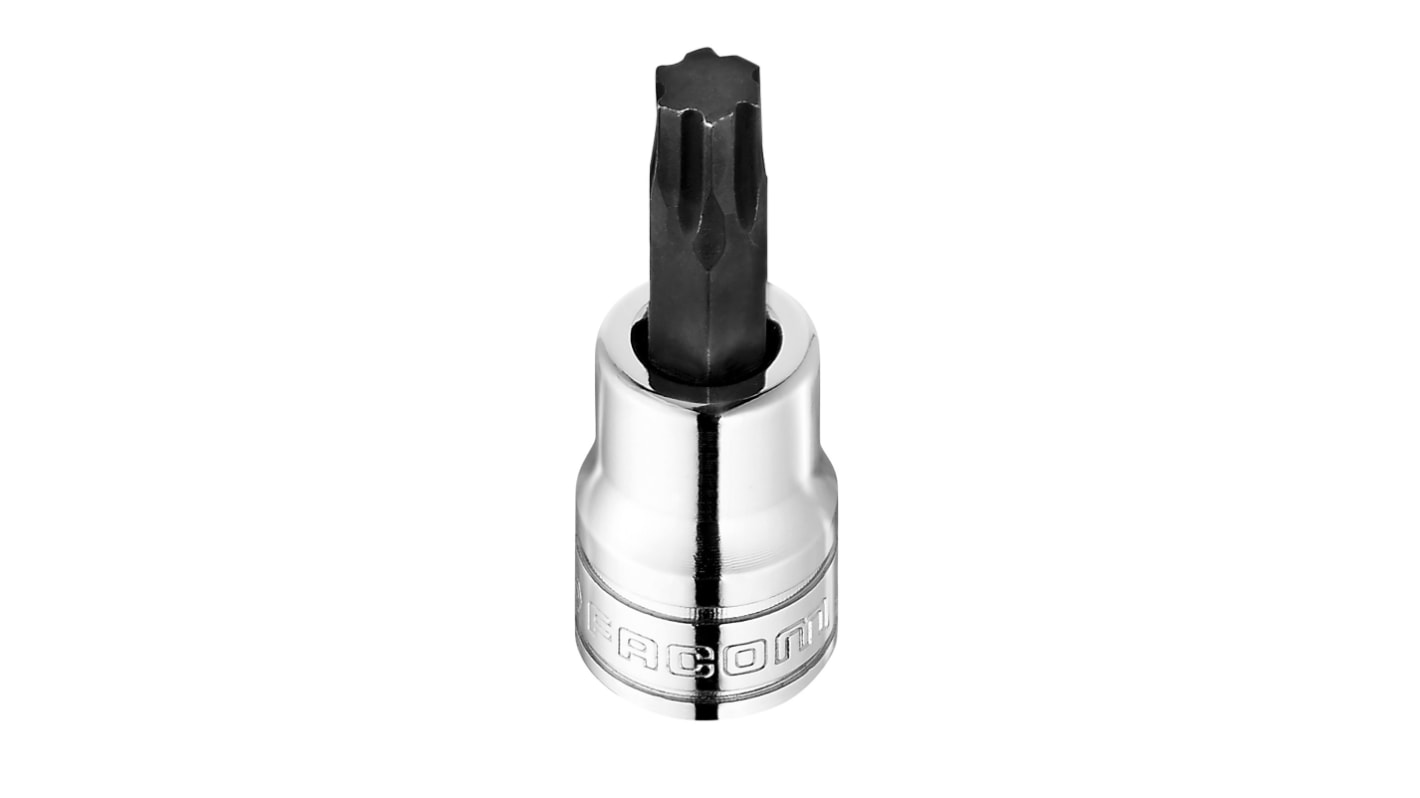 Facom 3/8 in Drive 7mm Bit Socket, Hex OGV Bit, 7mm, 47.5 mm Overall Length