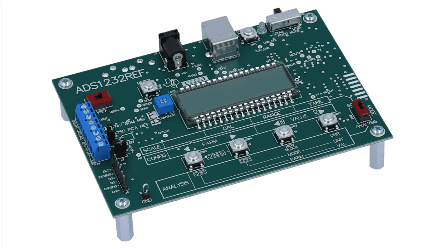 Módulo de evaluación ADC de 24 bits Texas Instruments ADS1232 Evaluation Module - ADS1232REF