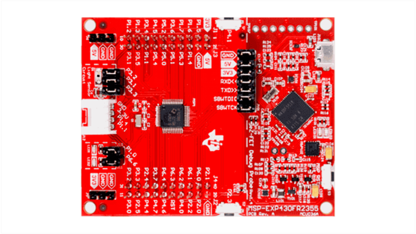 Texas Instruments MSP430单片机开发板, MSP430内核, MSP430FR2355 LaunchPad Development Kit