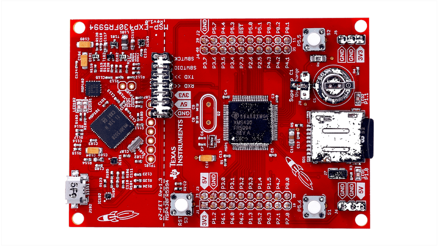 Texas Instruments MSP430单片机开发板, MSP430内核, MSP430FR5994 LaunchPad Development Kit