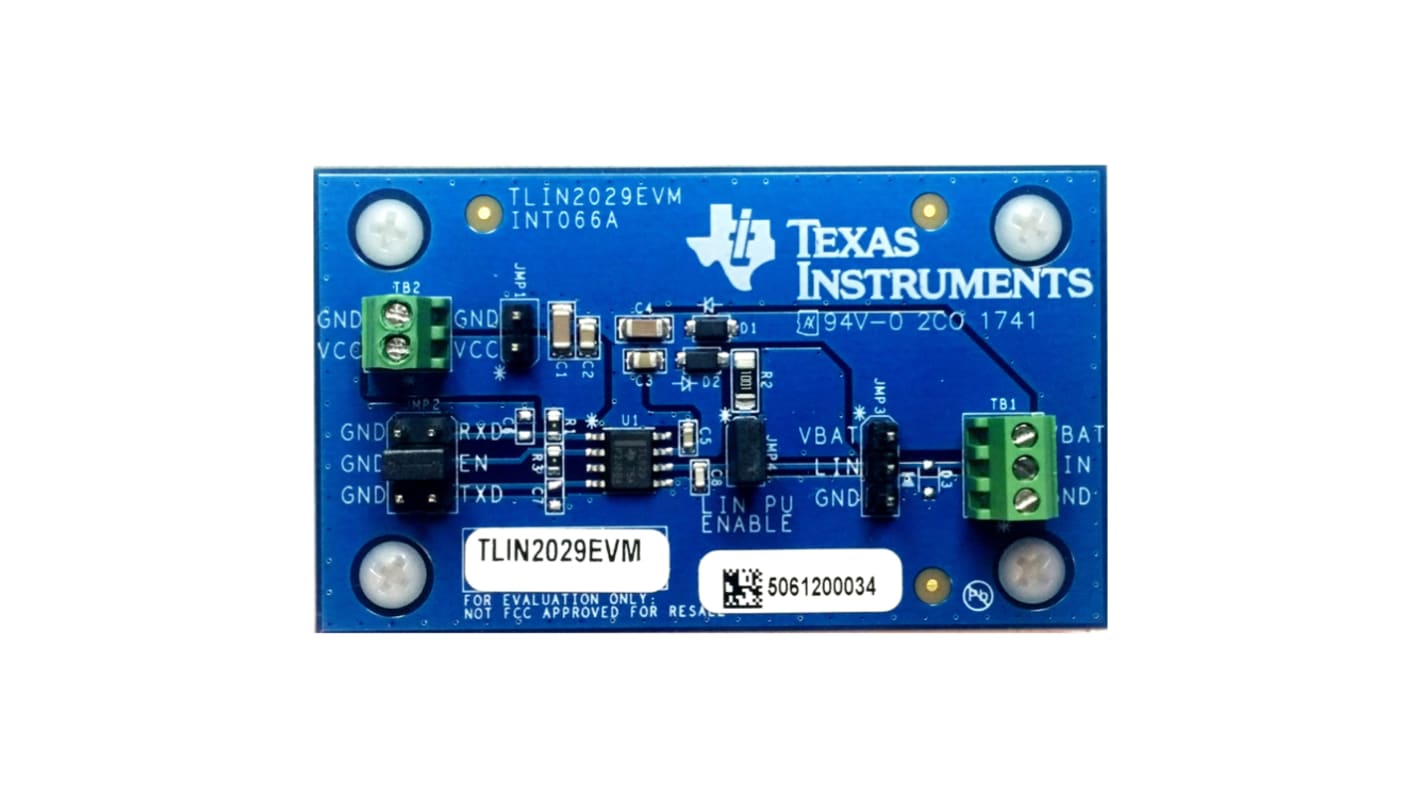 Texas Instruments Fault Protected Local Interconnect Network (LIN) Transceiver TLIN2029 Evaluation Module for TLIN2029