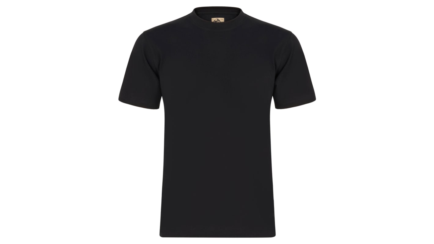 Orn Waxbill Earthpro T Shirt T Shirt Baumwolle Recycelter Polyester Schwarz GroBe XL