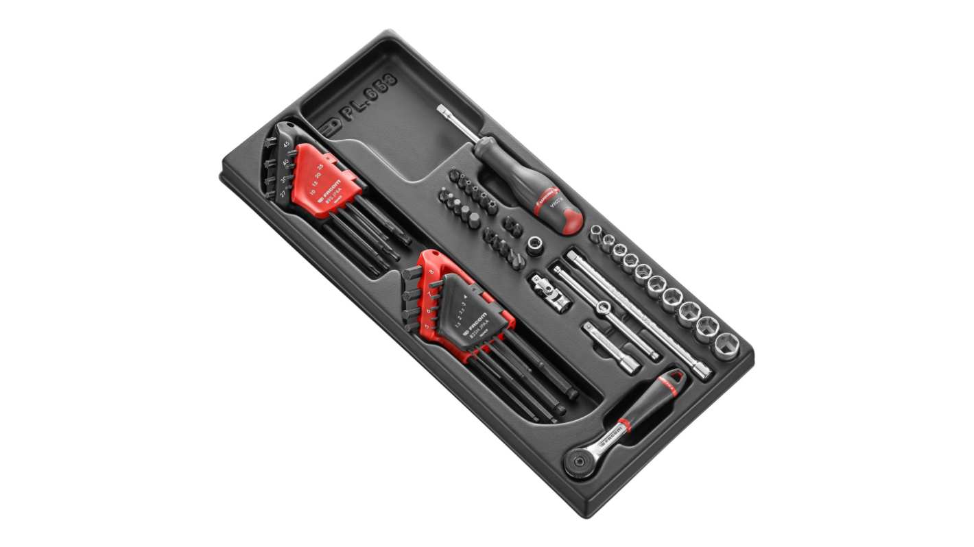Facom 56 Piece Socket Module Tool Kit with Thermoformed Tray