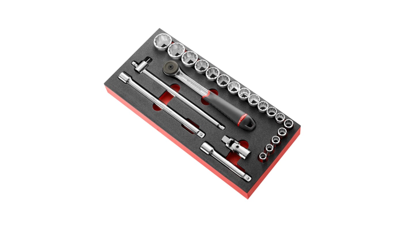 Jeu de douilles Facom MODM.S161-212U 1/2" Carré 22 pièces