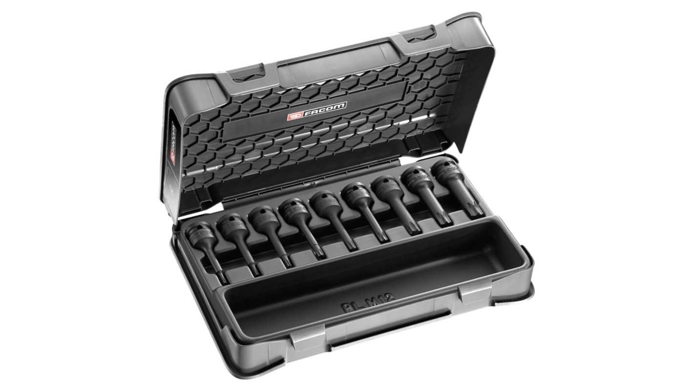 Facom Socket Sets 9 Pieces, Torx