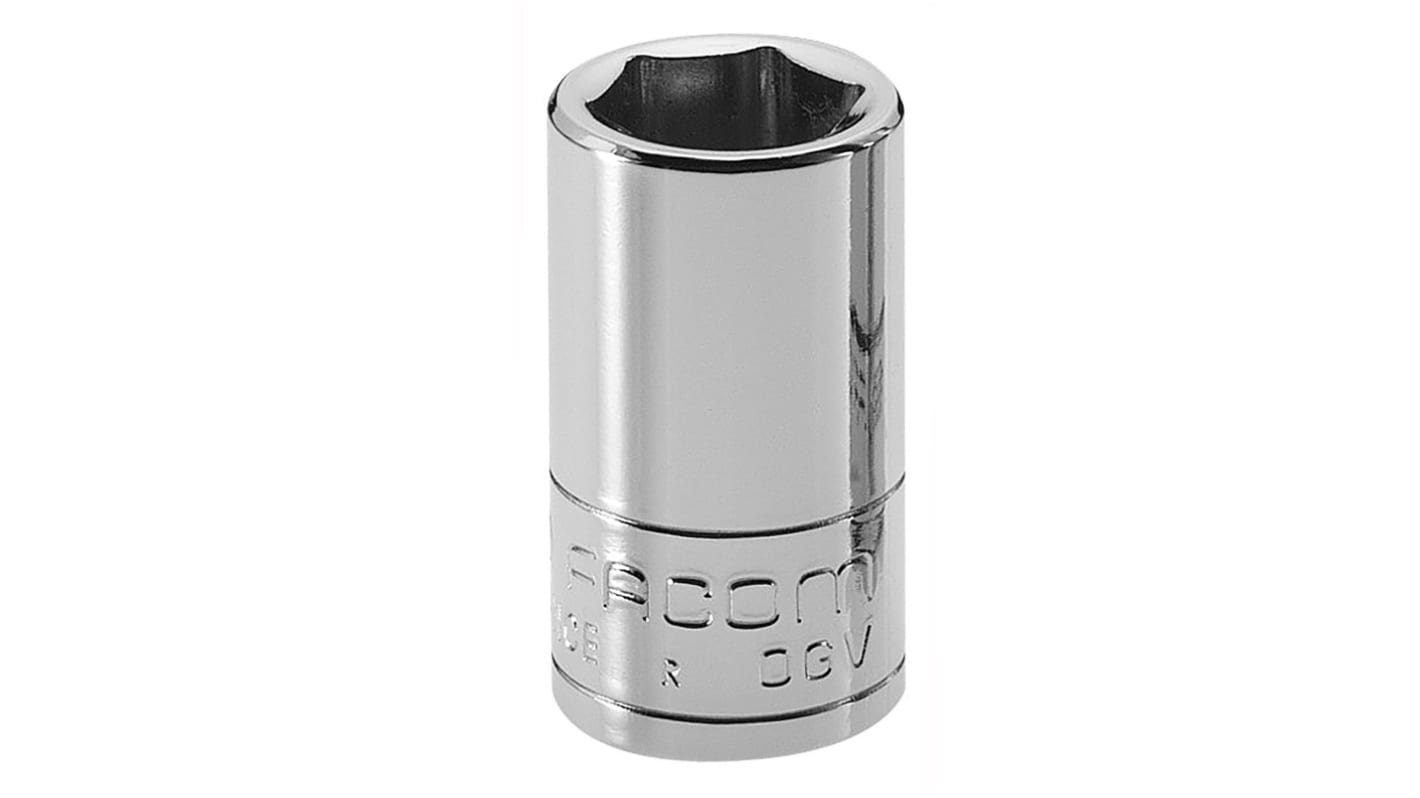 Facom ソケット 1/4インチ, ソケットサイズ:10mm, 長さ:22 mm