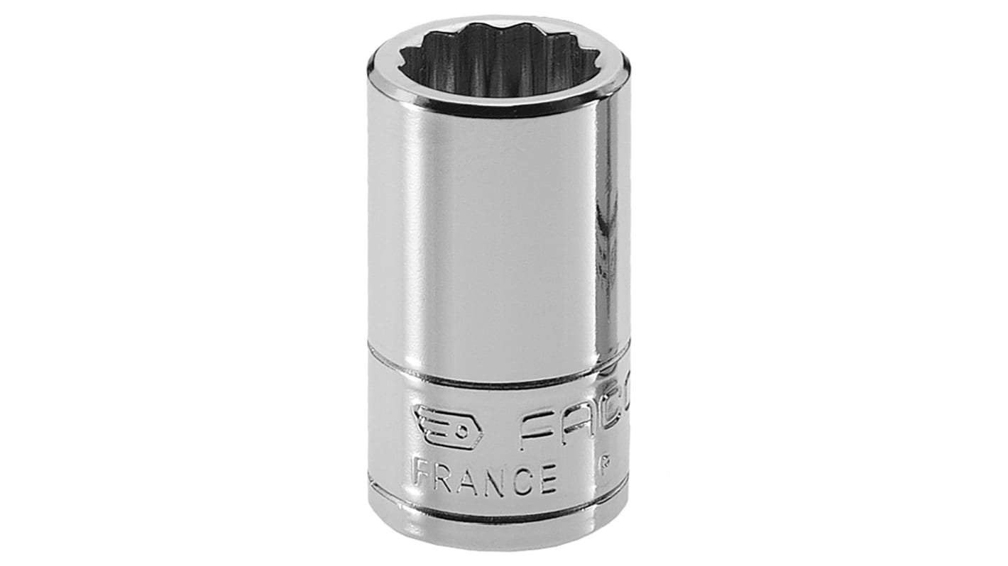 Facom ソケット 1/4インチ, ソケットサイズ:5.5mm, 長さ:22 mm