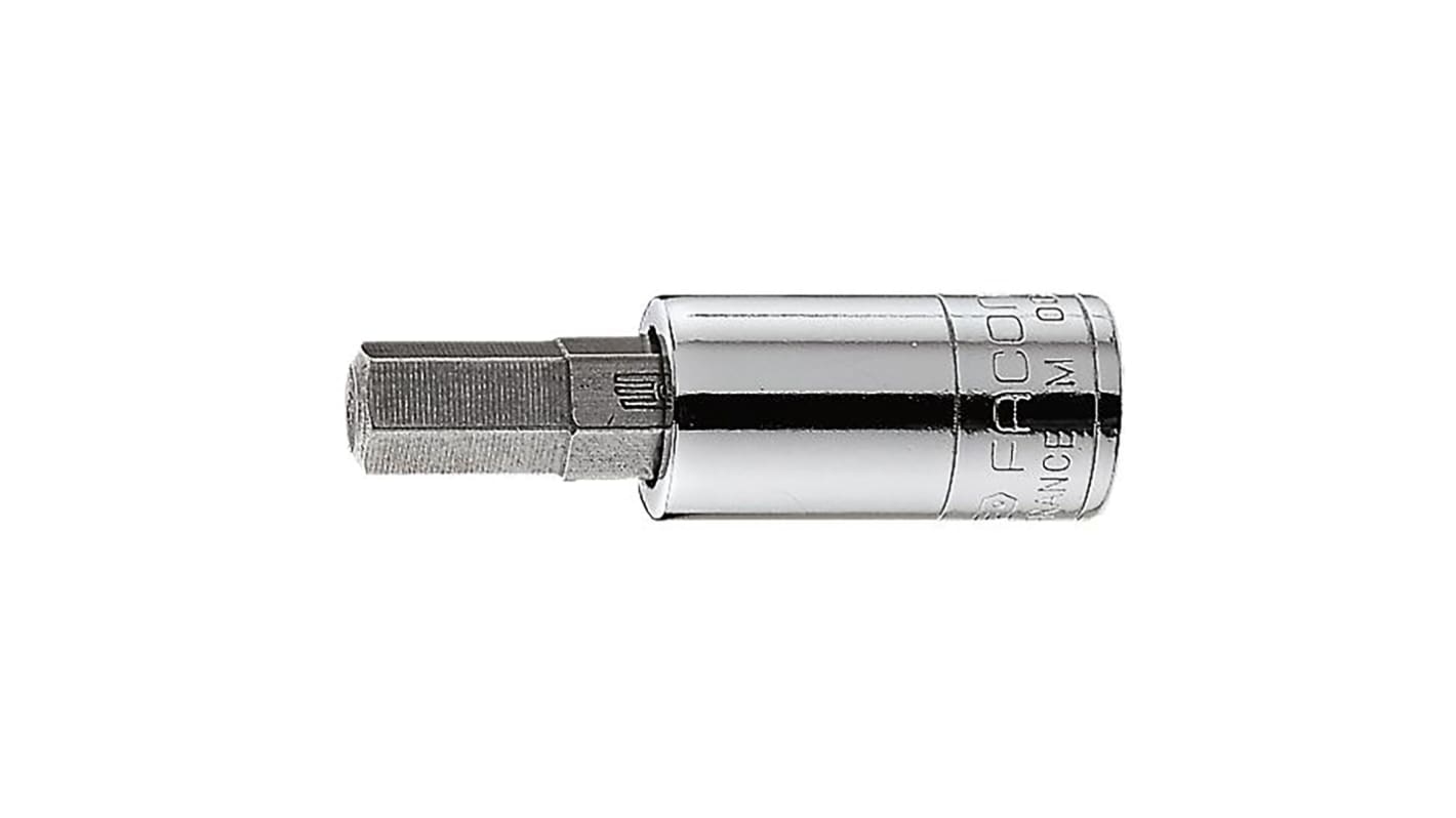 Facom RT.2.5 1/4 Zoll Bitsteckschlüssel Steckschlüsseleinsatz Sechskant-Bit x 37 mm