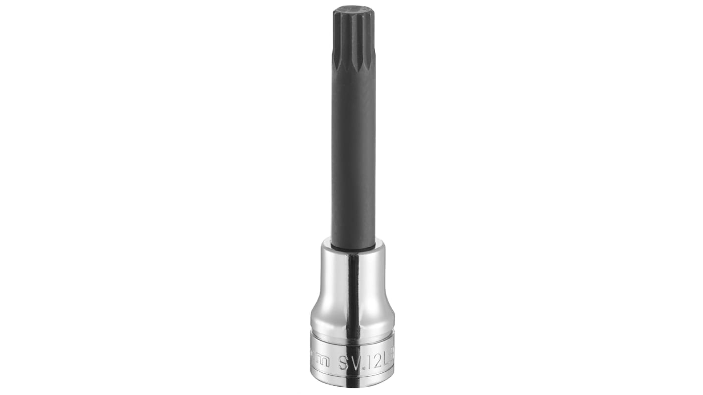 Facom SV.9L 1/2 Zoll XZN Langer Bit-Einsatz Steckschlüssel, Stahl