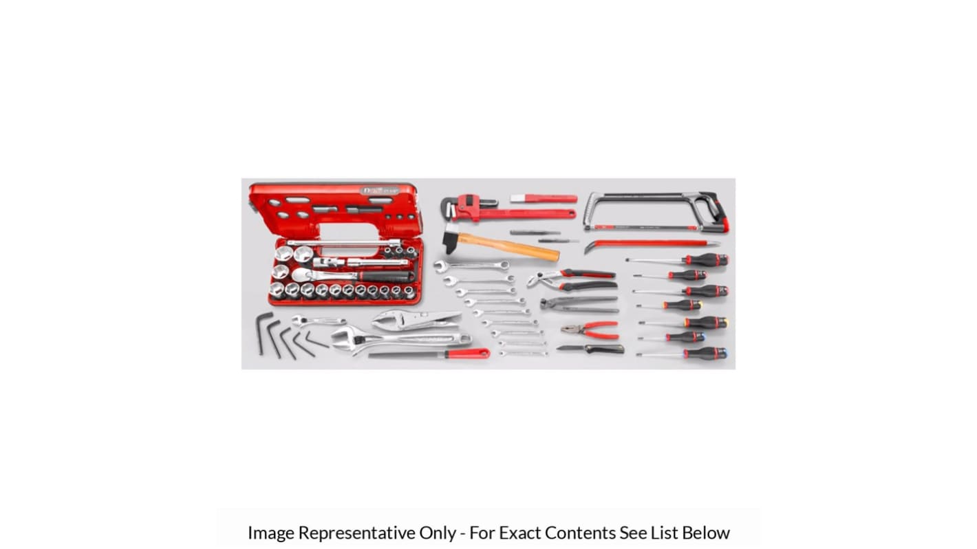 Facom Metric Tools Set Tool Kit with Box