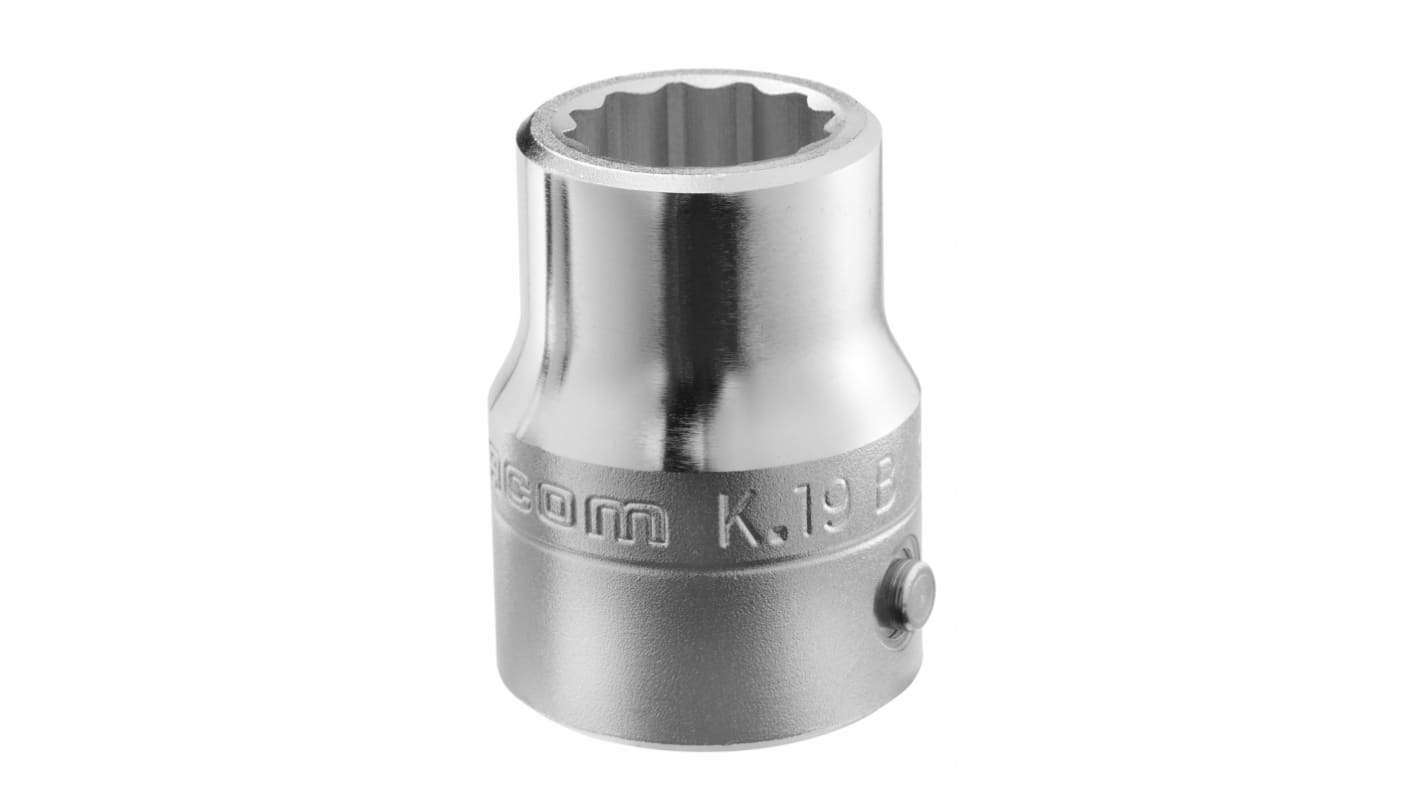 Facom ソケット 3/4インチ, ソケットサイズ:21mm, 長さ:51 mm