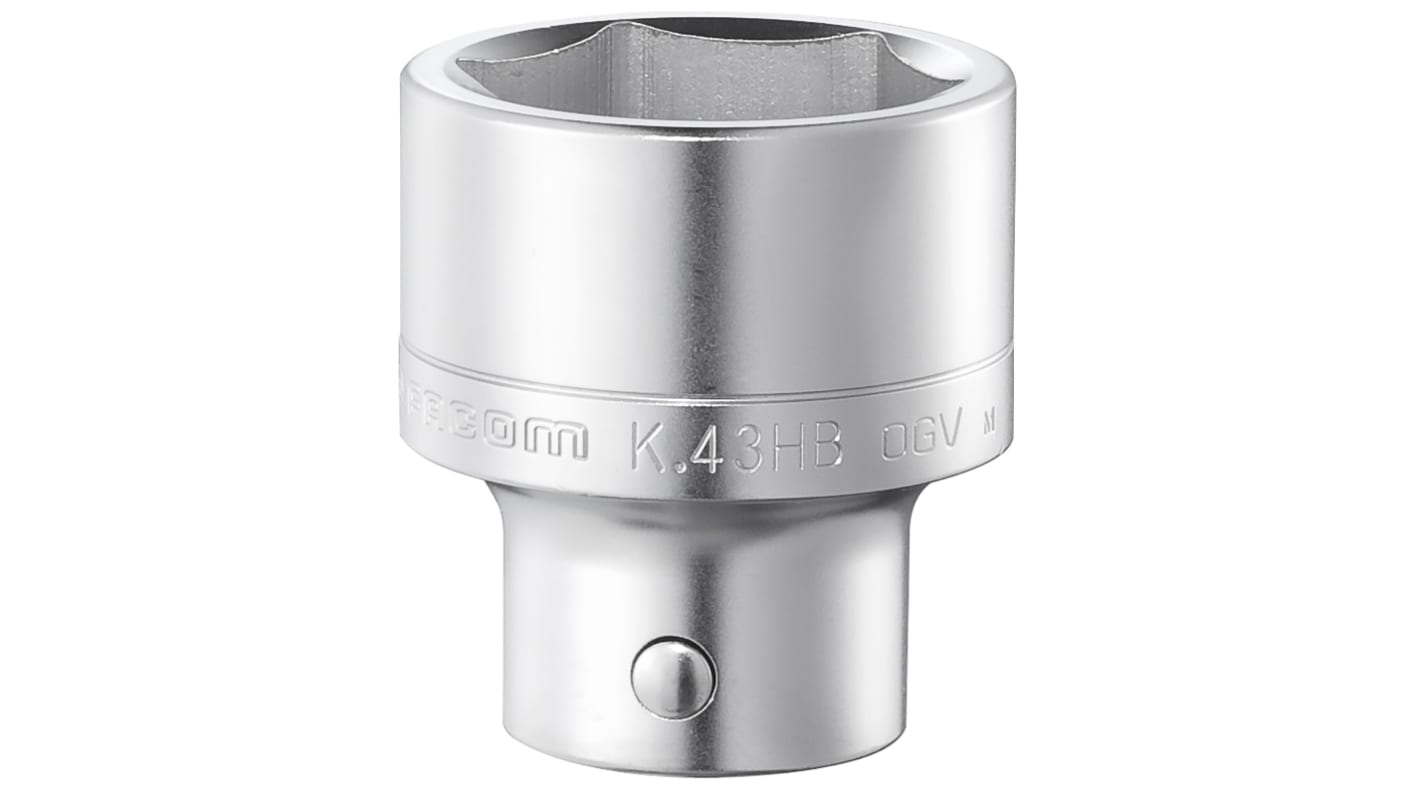 Facom ソケット 3/4インチ, ソケットサイズ:40mm, 長さ:66.9 mm