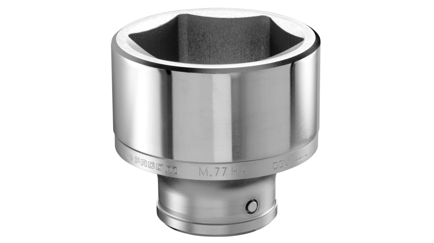 Facom 1 in Drive 75mm Standard Socket, 6 point, 100 mm Overall Length