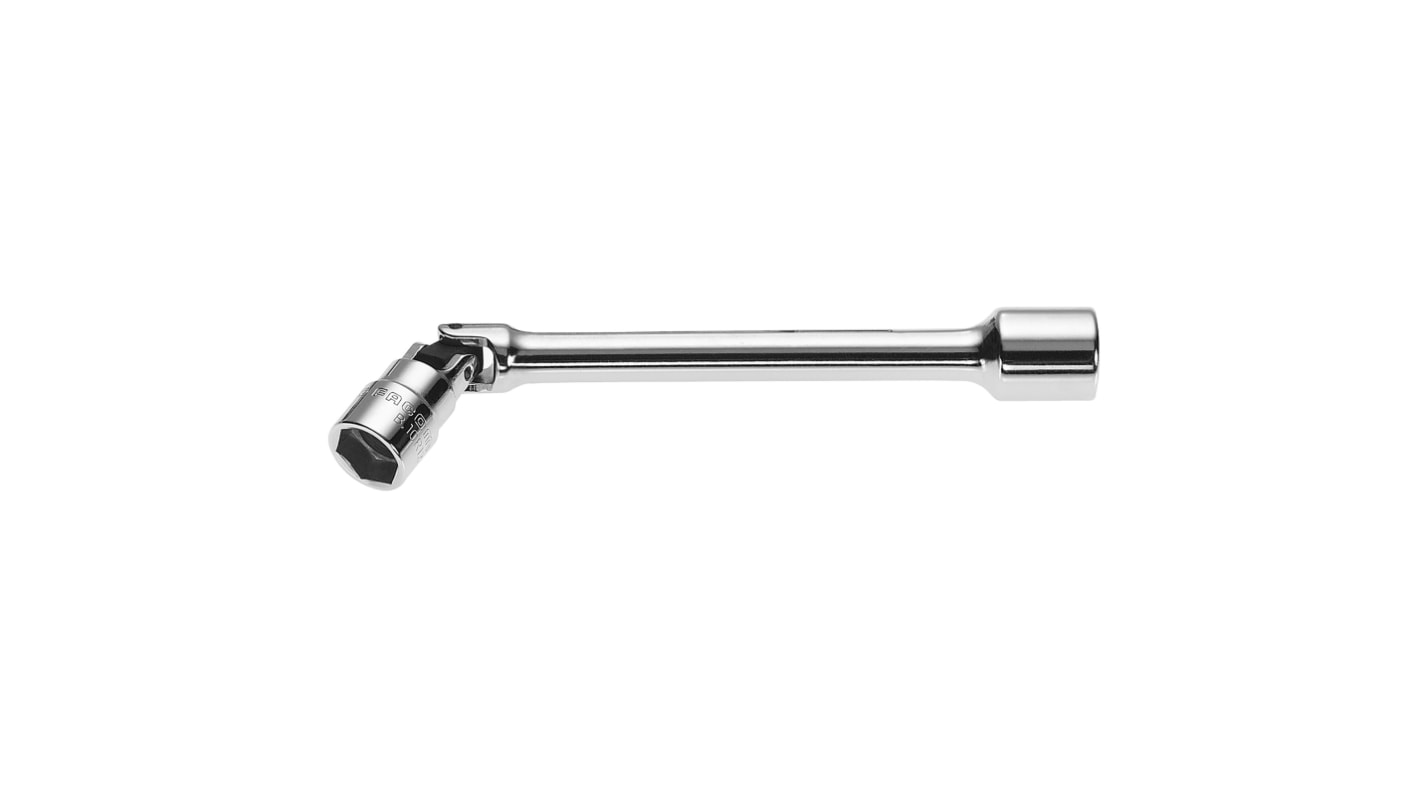 Facom B.10R12AL 3/8 in Square Socket Wrench with Hinged Handle, 178 mm Overall
