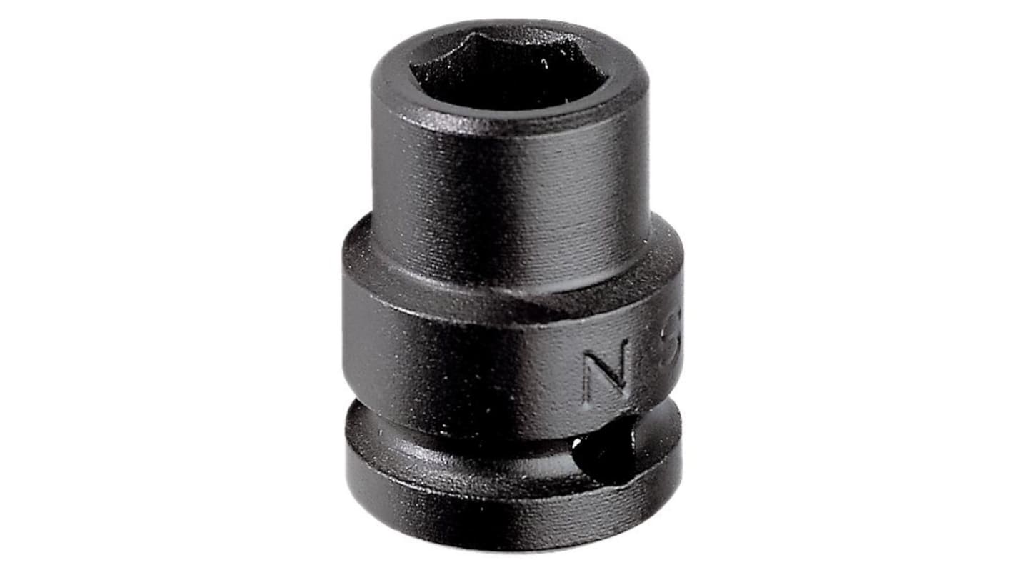 Facom 23mm, 1/2 in Drive Impact Socket, 38 mm length