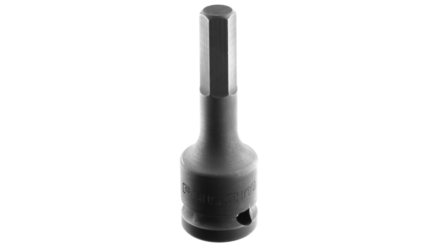 Vaso de impacto Facom perfil Vaso para punta de impacto de 19mm, con Hexagonal de 1/2 pulg., longitud 79 mm