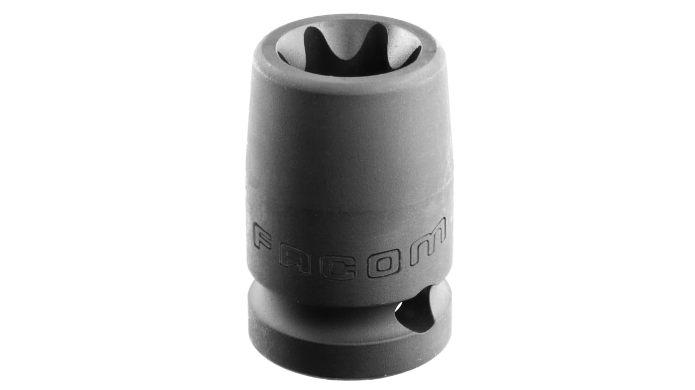 Facom 21.84mm, 1/2 in Drive Impact Socket, 40 mm length