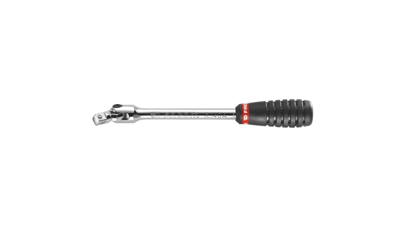 Facom R.140A 1/4 Zoll Vierkant Schwenkstange Drehgelenk, Stahl, Länge 150 mm