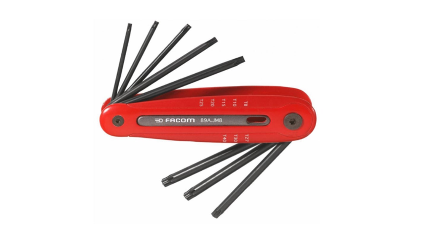 Jeu de clés Torx Facom, 8 pièces