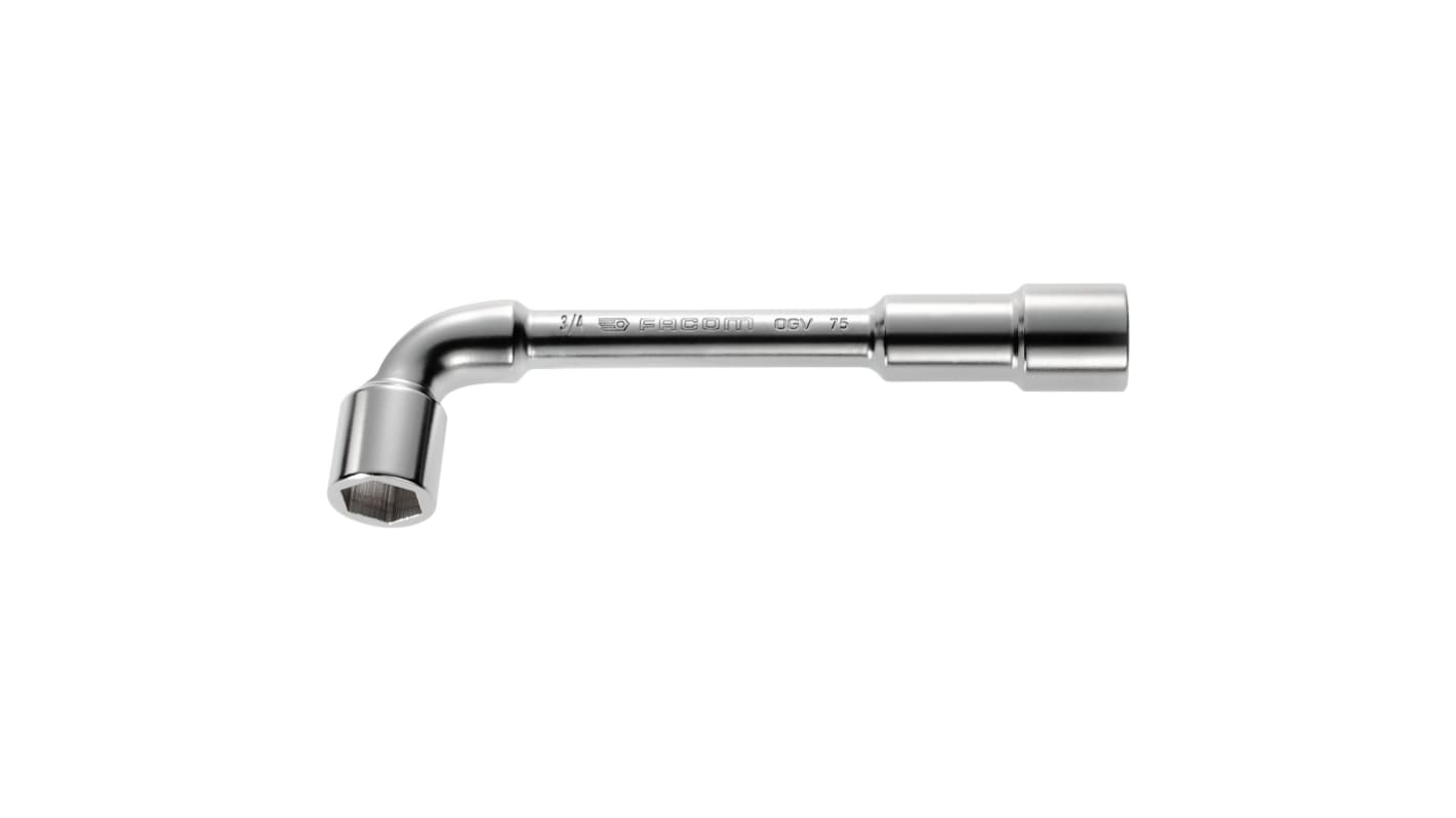 Facom 75.15/16 15/16 in Hex Socket Wrench with Tube Handle, 250 mm Overall