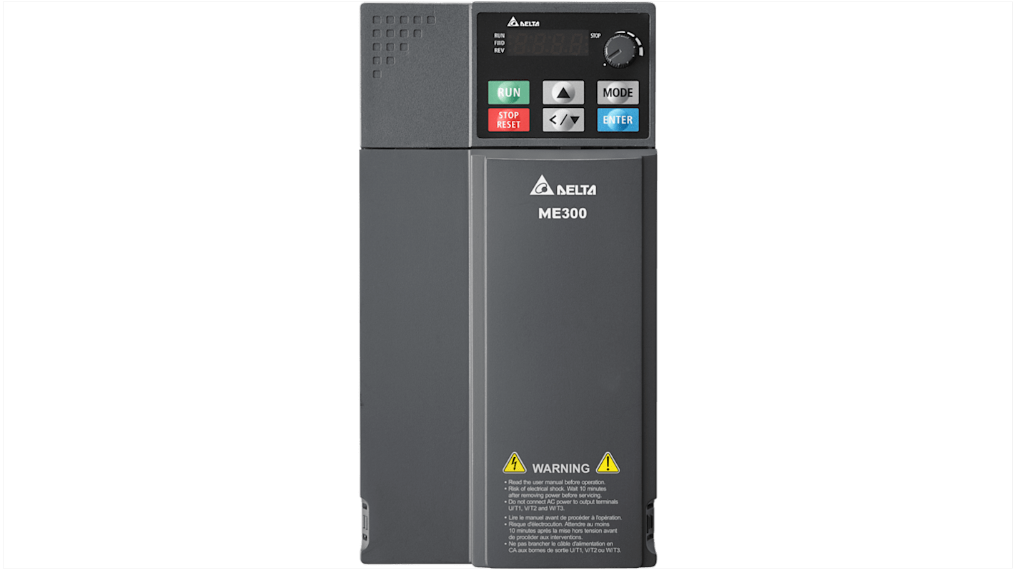 Rs-Online Inverter Delta Electronics 7 5 kW 460 V 3 fasi 0 → 599Hz