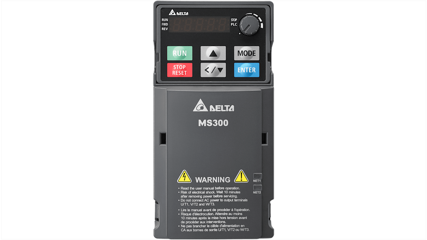 Rs-Online Inverter Delta Electronics 0 4 kW 460 V 3 fasi 0 → 599Hz