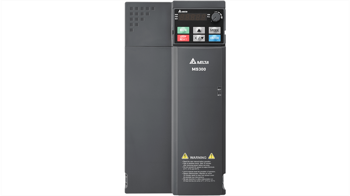 Rs-Online Inverter Delta Electronics 15 kW 460 V 3 fasi 0 → 599Hz