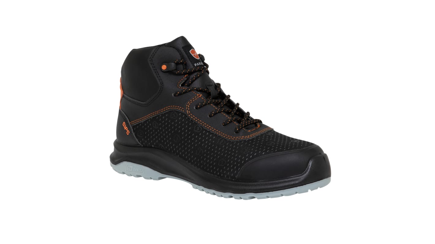 Parade RACER Black Composite Toe Capped Unisex Ankle Safety Boots, UK 9, EU 43