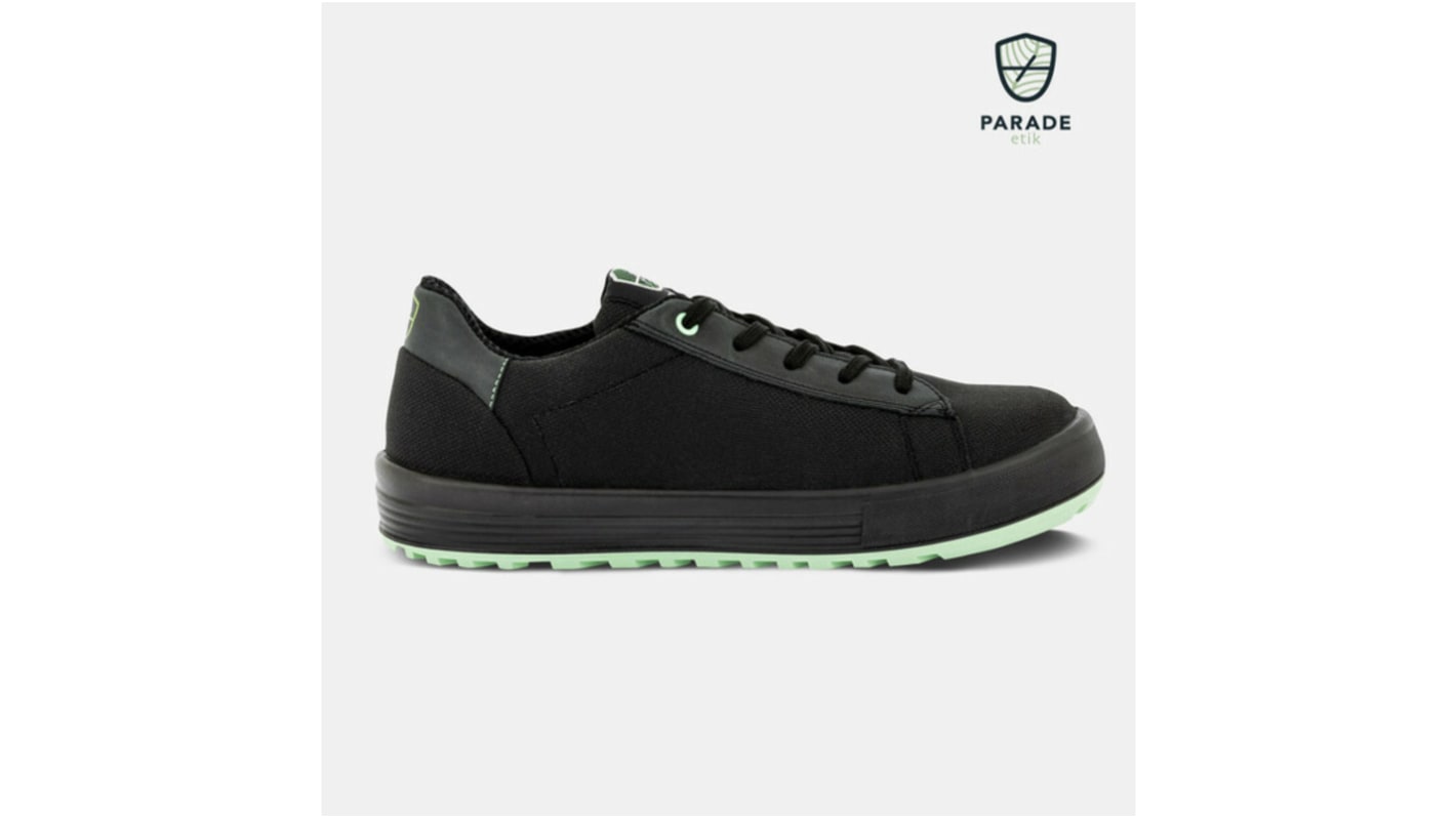 Parade VERGER Unisex Black Stainless Steel Toe Capped Safety Trainers, UK 13, EU 48