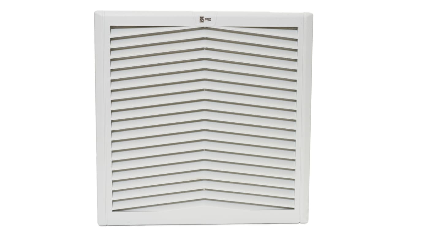 RS PRO Filter Fan, 230 V, AC Operation, 586m³/h Filtered, 671m³/h Unimpeded, IP54, 254x254mm