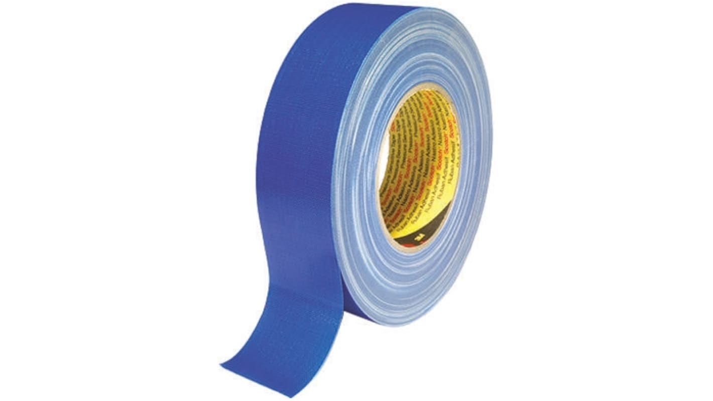 3M Scotch 389 Duct Tape, 50m x 50mm, Blue, PE Coated Finish