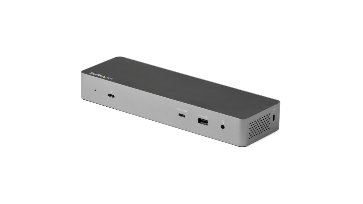 StarTech.com Dual Monitor 7680 x 4320 Thunderbolt 3 Docking Station with DisplayPort, HDMI - 5 x USB ports, USB A, USB C