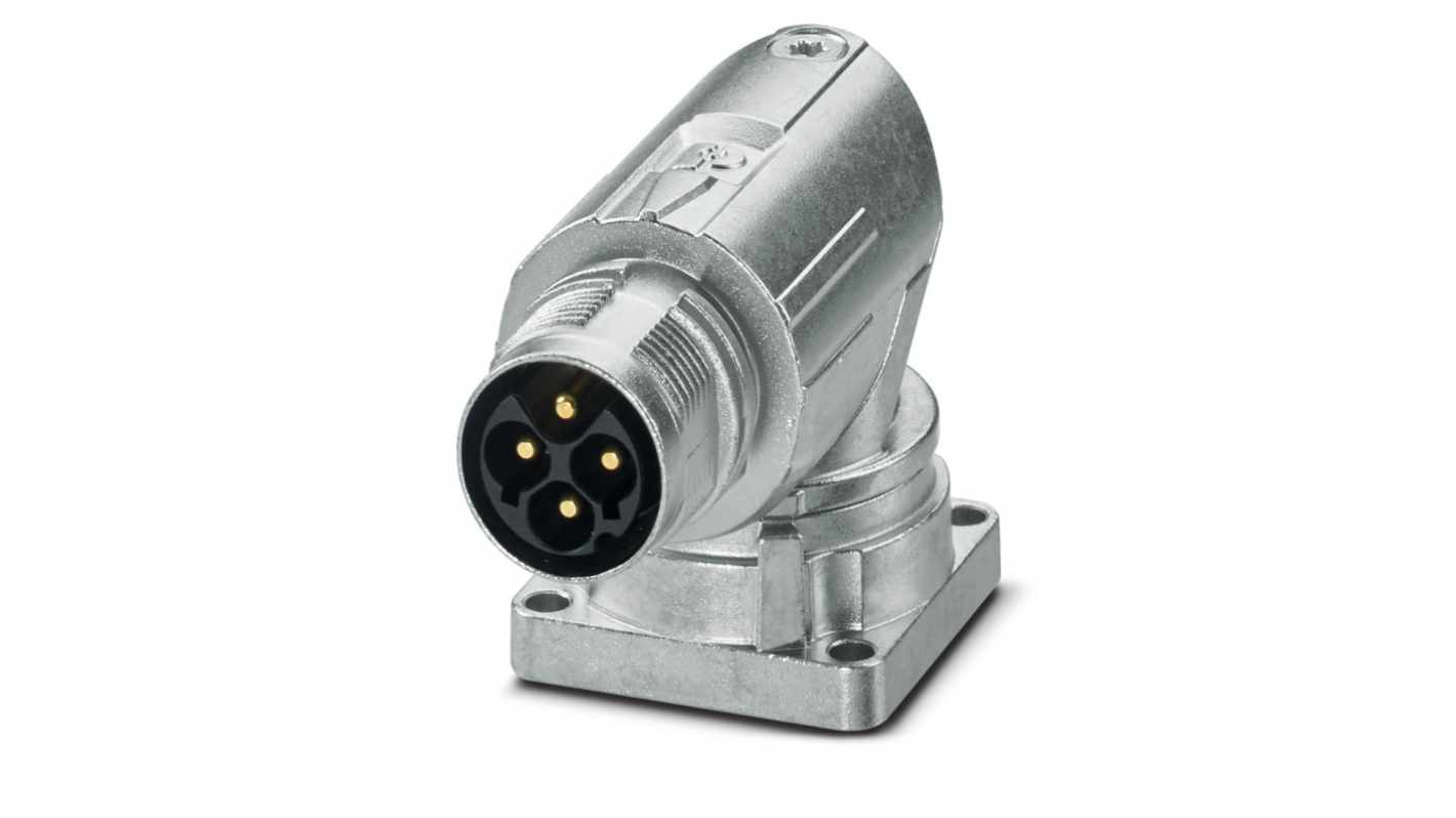 Phoenix Contact Circular Connector, 4 Contacts, Front Mount, M17 Connector, Plug, Male, IP66, IP68, M17 PRO Series