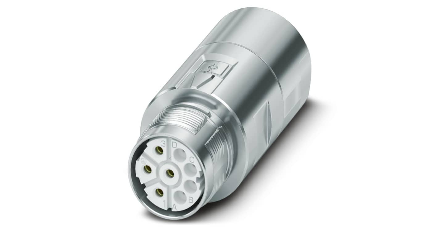 Phoenix Contact Circular Connector, 8 Contacts, Cable Mount, M23 Connector, Socket