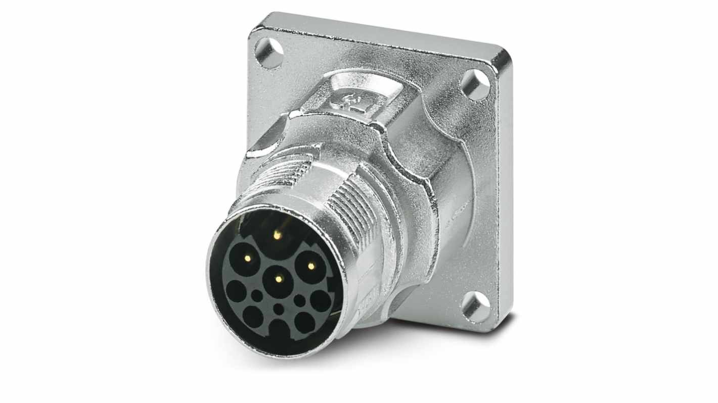 Phoenix Contact Circular Connector, 9 Contacts, Front Mount, M17 Connector, Plug, Male, IP66, IP68, M17 PRO Series